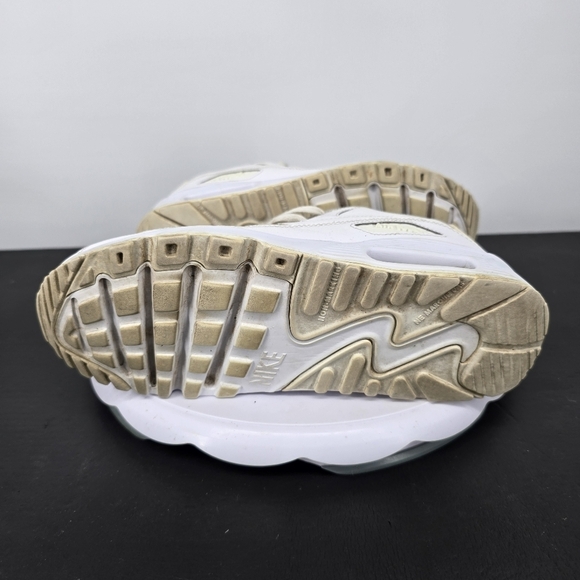 Nike Air Max 90 Running Shoes Youth 6.5Y Women's 8 Leather White 833412-100 - Picture 7 of 8